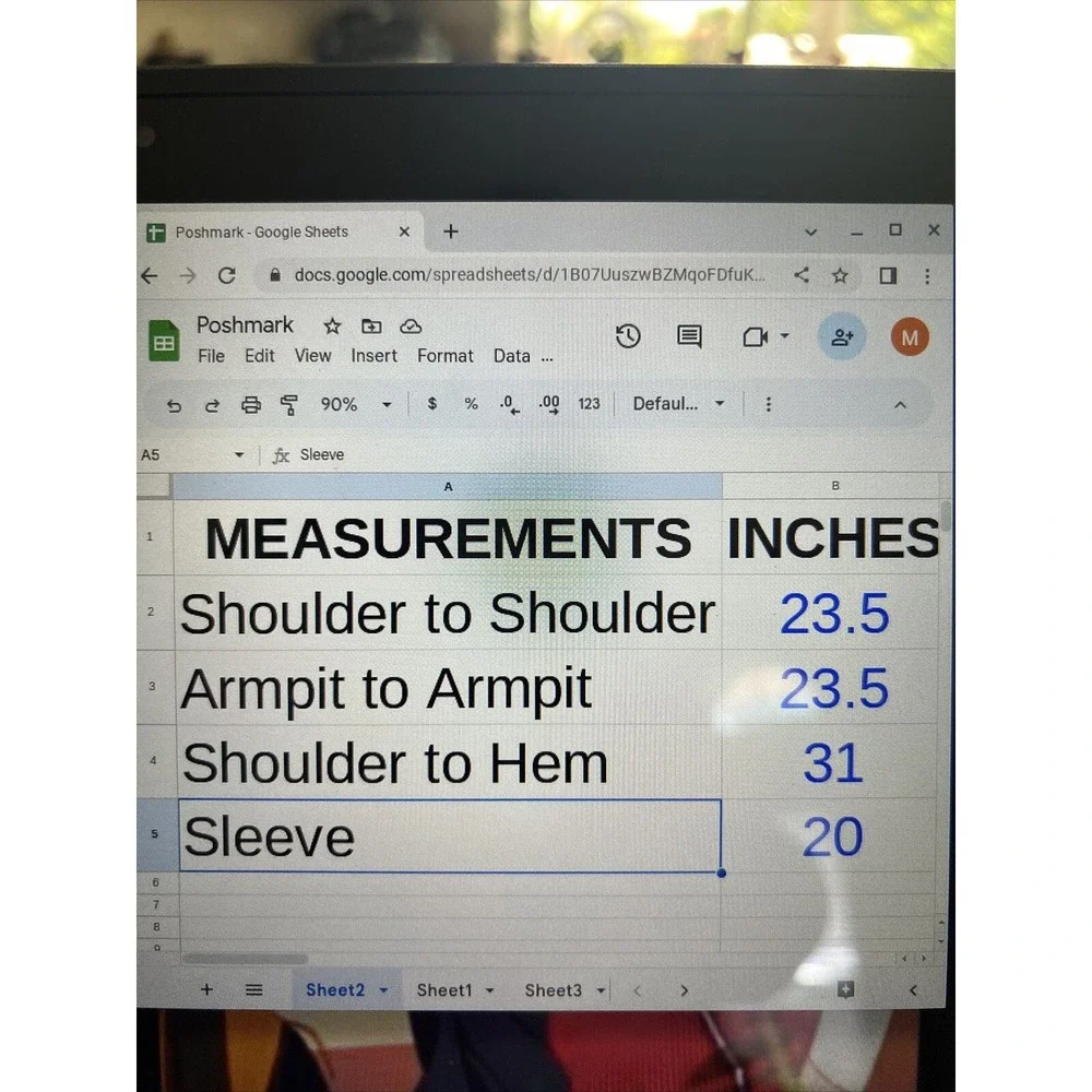 Soft Surroundings white and blue streak top Button Down Tunic blouse Large - Picture 10 of 10